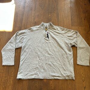 Looney Tunes Quarter-Zip Pullover with Embroidered Logo